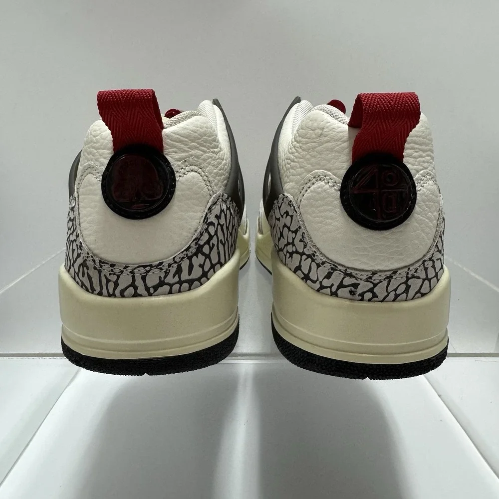 Brand New Air Jordan Spizike Low Sail Varsity Red FQ1759-116 Men's Size 9.5